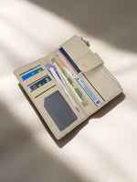CrossKulture - ChicCarry lightweight long wallet inner view showing zip compartment and storage pockets