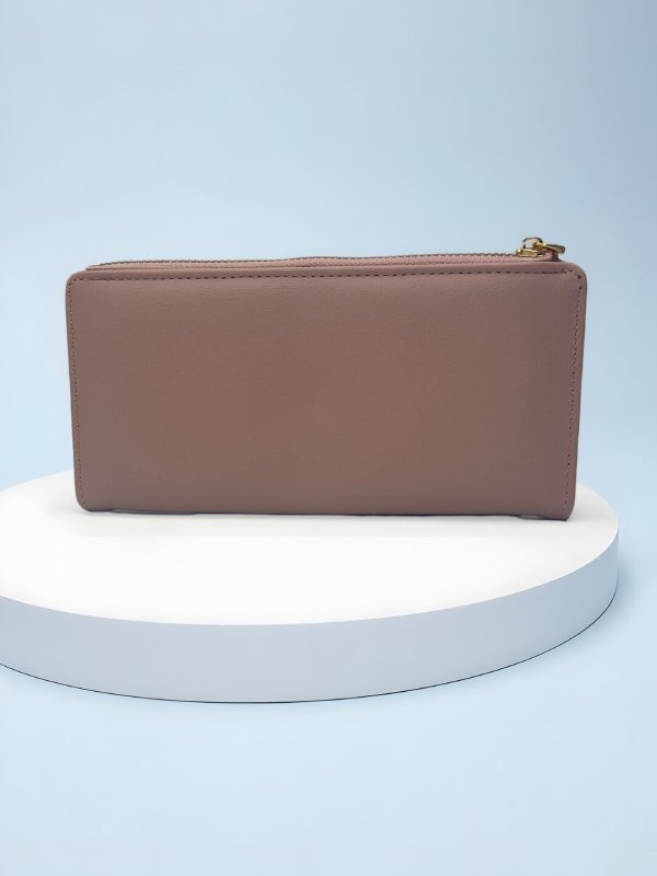 CrossKulture - LuxeCarry lightweight long wallet back view