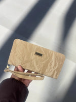 CrossKulture - MonoCarry lightweight long wallet front view in model hand