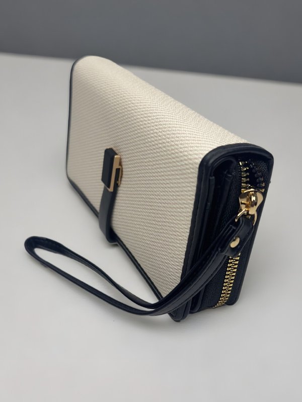 CrossKulture -SereneCarry lightweight long wallet side view
