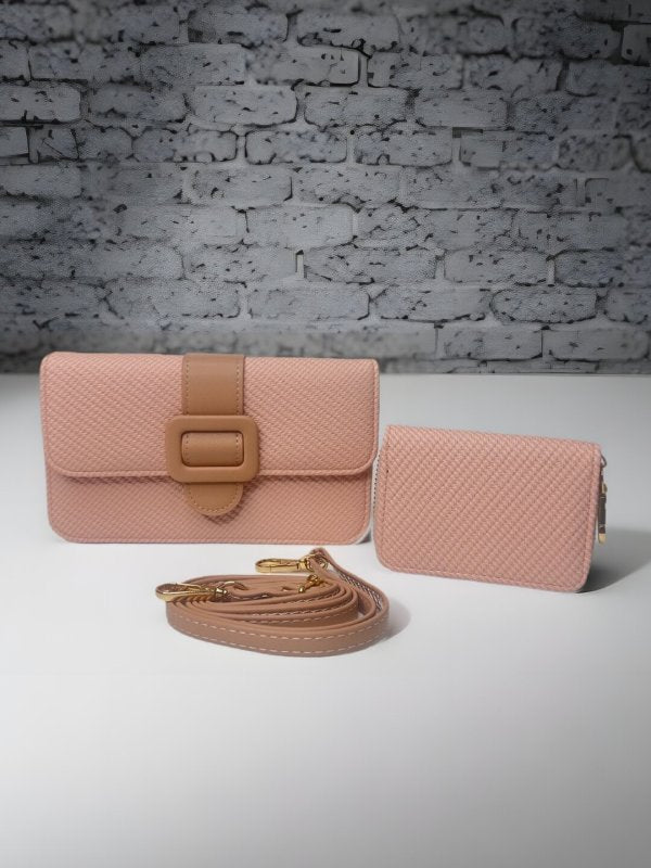 CrossKulture - MagicalSling lightweight sling bag front view with long strap and coin purse