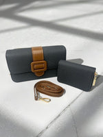 CrossKulture - PremiumSling lightweight sling bag front view with long strap and coin purse