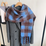 CrossKulture - WinterHug lightweight long wool scarf hanger view