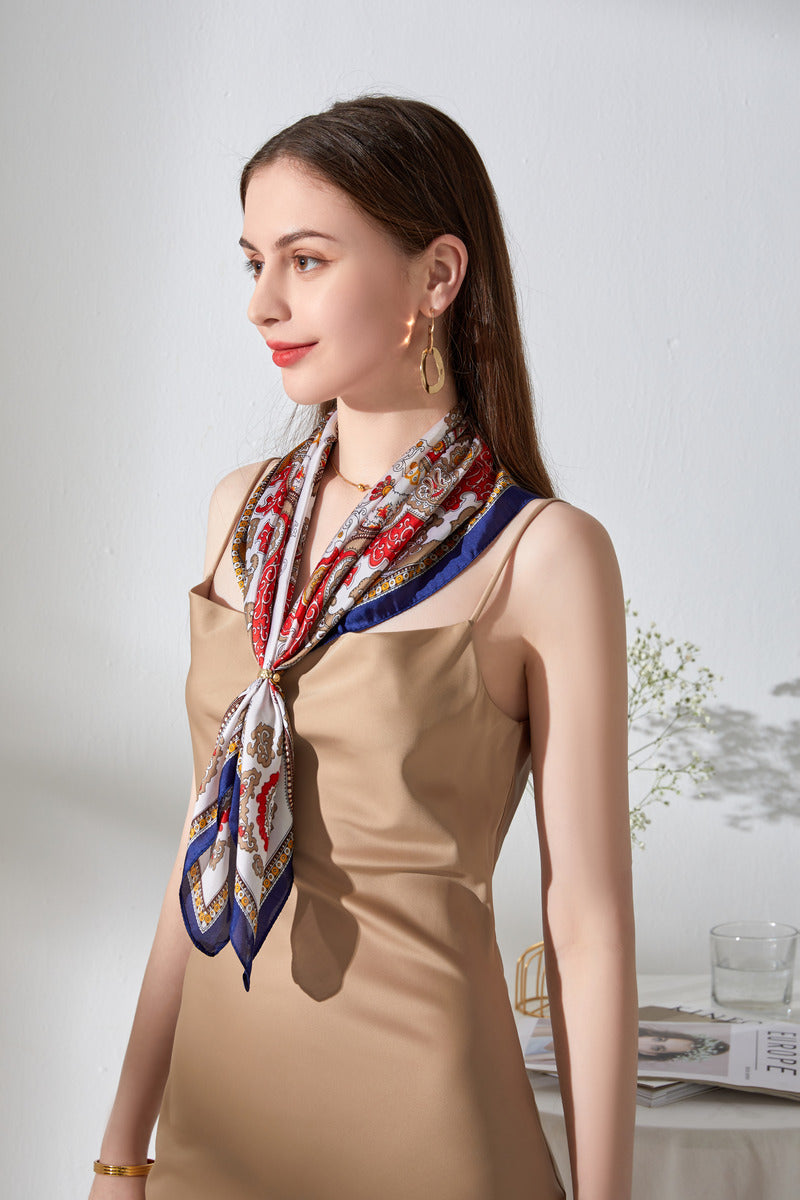 ScarletSunrise (70X70 cms)