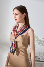 ScarletSunrise (70X70 cms)