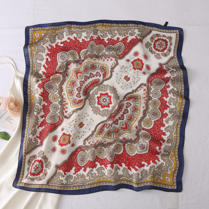 ScarletSunrise (70X70 cms)