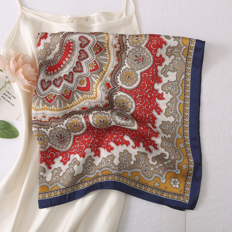 ScarletSunrise (70X70 cms)