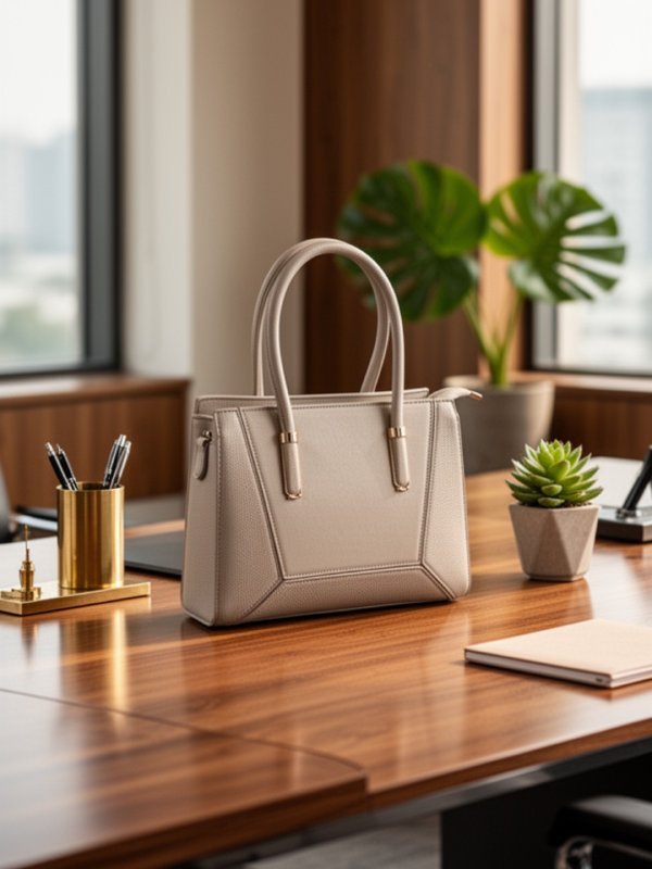 CrossKulture - BlissChic lightweight white handbag front view