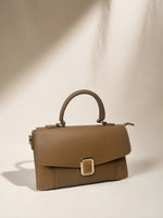 CrossKulture - BlissGrace lightweight brown handbag side view