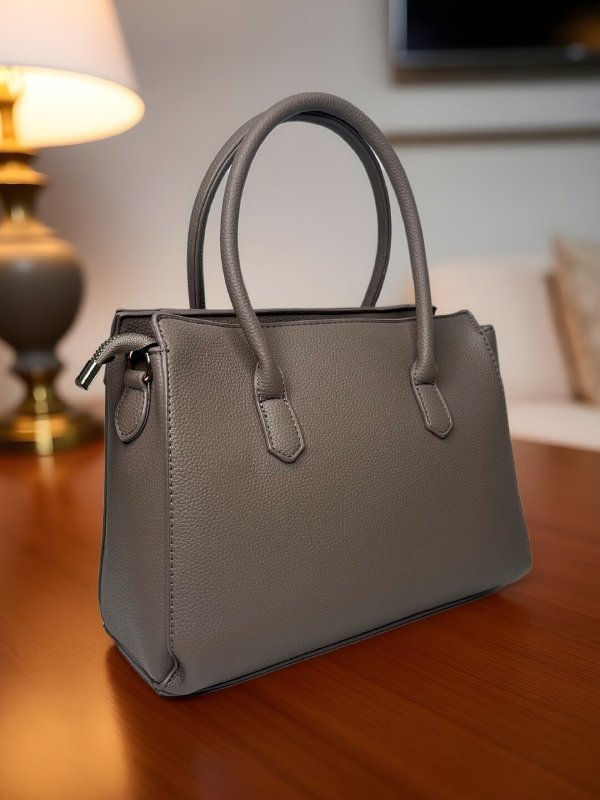 CrossKulture - BlissVibe lightweight grey handbag back view