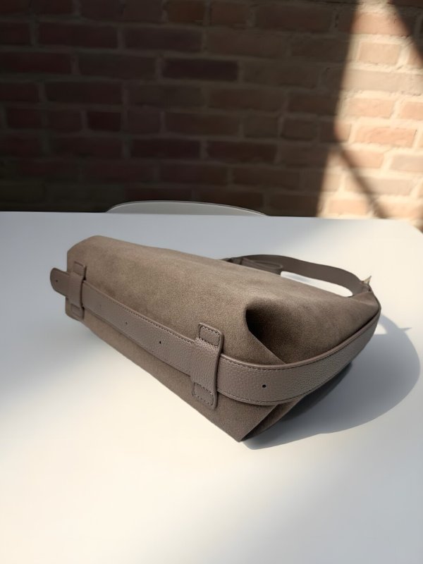 CrossKulture - BlissAllure grey lightweight handbag placed on a table