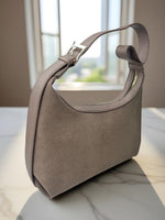 CrossKulture - BlissAllure lightweight grey handbag front side view