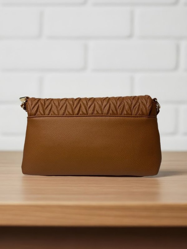 CrossKulture - BlissRadiance lightweight brown handbag back view