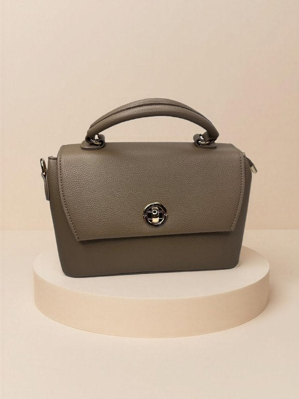 CrossKulture - BlissTrend lightweight green handbag front view