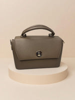 CrossKulture - BlissTrend lightweight green handbag front view