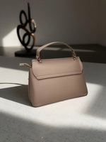 CrossKulture -BlissEase lightweight peach handbag back view