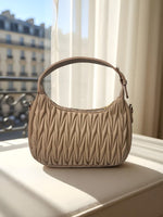 CrossKulture - BlissPoise lightweight beige handbag back view