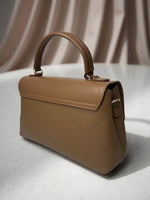 CrossKulture - BlissElite lightweight brown handbag back view