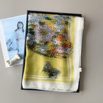 CrossKulture - SpringGale long chiffon scarf folded view