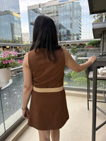 DesertWeave Camel Women Broad Fabric Belt