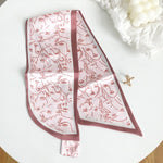 CrossKulture - PinkFerns satin neck scarf