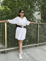 MajesticClasp Black Broad Elastic Women Belt