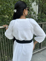 MajesticClasp Black Broad Elastic Women Belt
