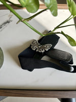 RichClasp Black Broad Elastic Women Belt
