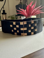 RadiantClasp Black Broad Elastic Women Belt