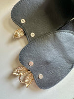 MajesticClasp Black Broad Elastic Women Belt