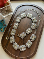 DivaBling Silver Women Metal Bling Belt