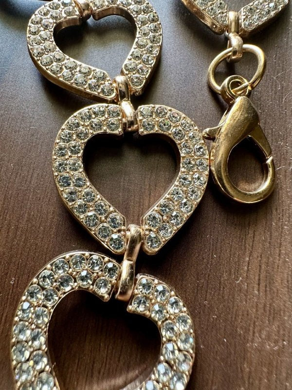StellarBling Gold Women Metal Bling Belt
