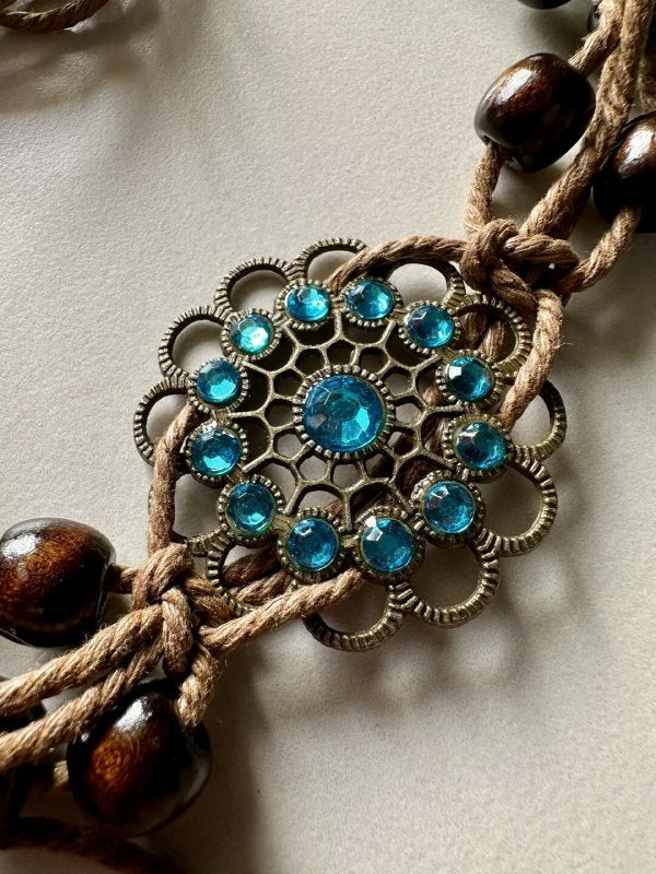 RusticThreads Camel Women Beads Belt
