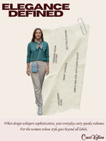 CrossKulture - TrailSling lightweight sling bag lifestyle view with features