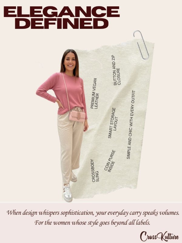 CrossKulture - MagicalSling lightweight sling bag model view with features