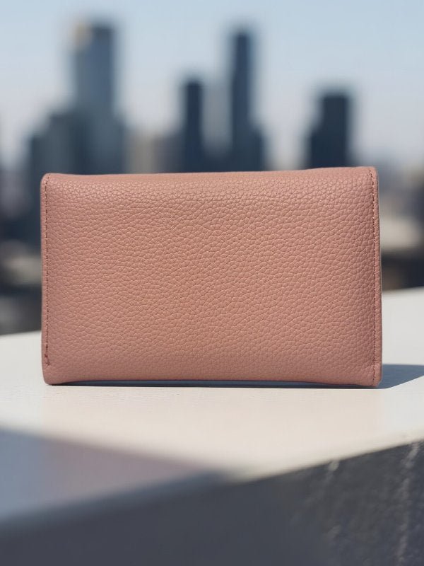 CrossKulture - BlushClutch lightweight clutch bag back view