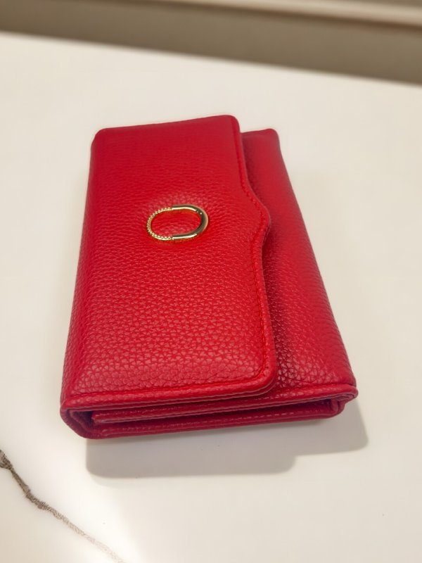 CrossKulture - CrimsonClutch lightweight clutch bag side view