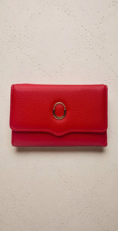 CrossKulture - CrimsonClutch lightweight clutch bag front view