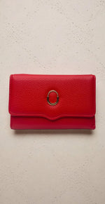 CrossKulture - CrimsonClutch lightweight clutch bag front view