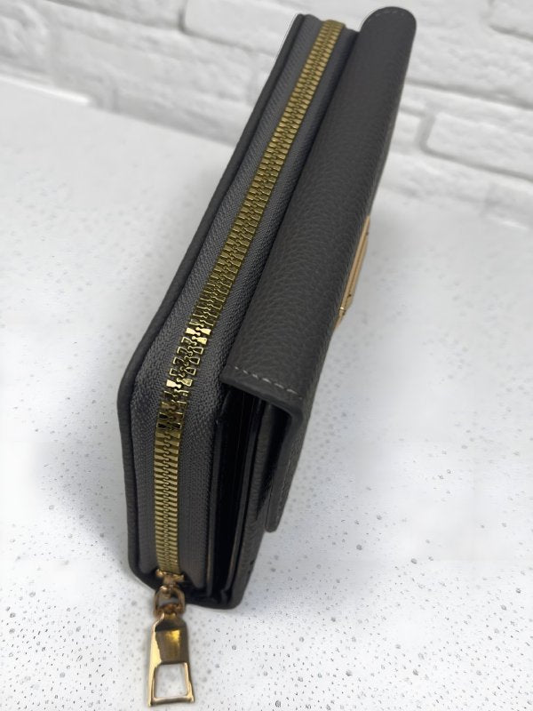 CrossKulture - SlateClutch lightweight clutch bag side view