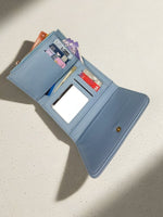 DenimClutch Women Mid-Size Wallet Blue