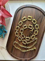 FlashBling Gold Women Metal Bling Belt