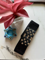 RadiantClasp Black Broad Elastic Women Belt