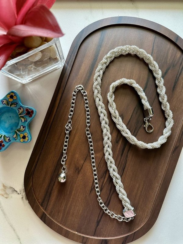 ShimmerBling Silver Women Metal Bling Belt