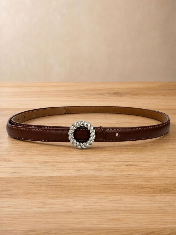 ClassicLine Brown Women Leather Belt