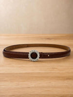 ClassicLine Brown Women Leather Belt