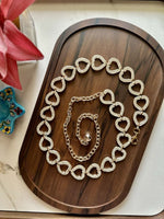 StellarBling Gold Women Metal Bling Belt