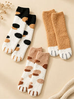 SoleCrush Brown Crew Socks Combo Pack of 3