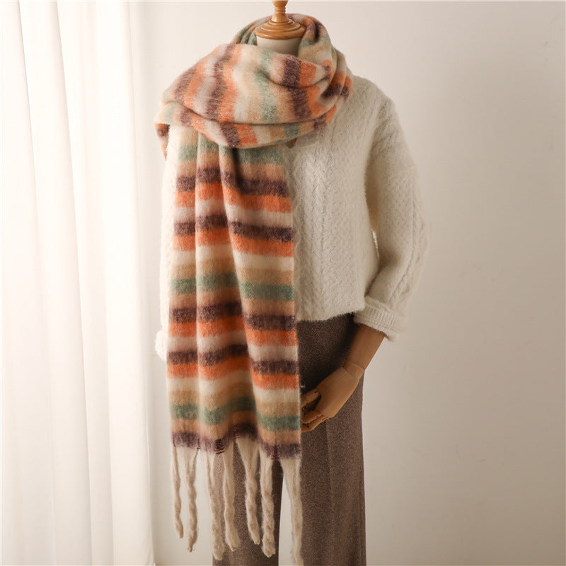 WarmTone Cashmere Muffler Scarf