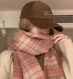 FrostCheck Cashmere Checkered Scarf